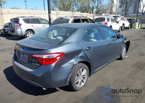 2015 Toyota Corolla Le Eco Plus из США, поврежденный, VIN 5YFBPRHE1FP197526